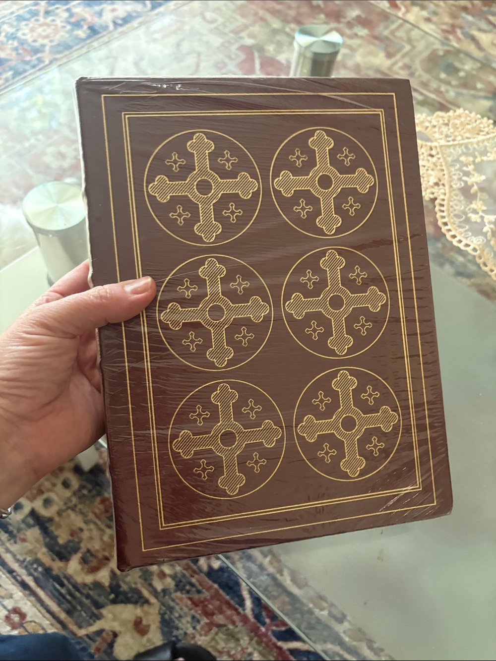 Easton Press Confessions of St Augustine Leather Bound Book RARE Printing ERROR